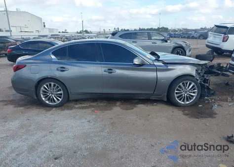 2018 Infiniti Q50 3.0T Luxe z USA, uszkodzony, nr VIN JN1EV7AP3JM362574